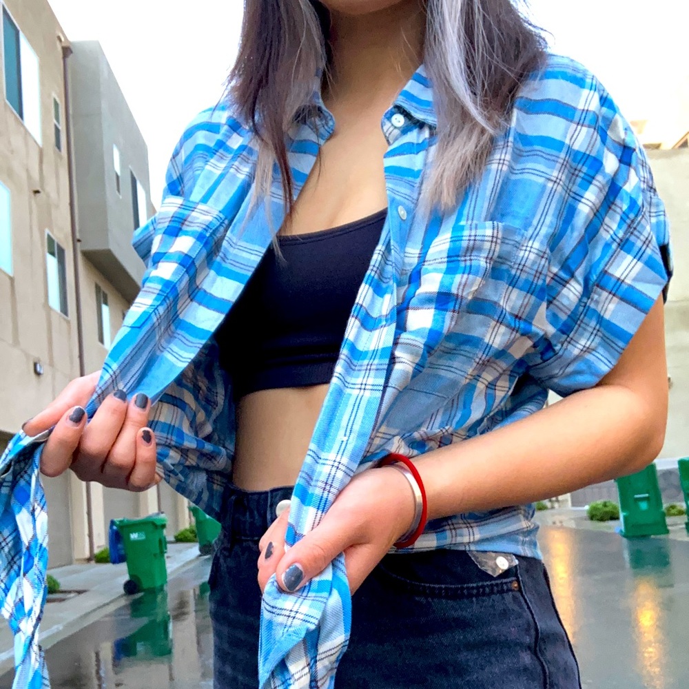Blue Knot Flannel